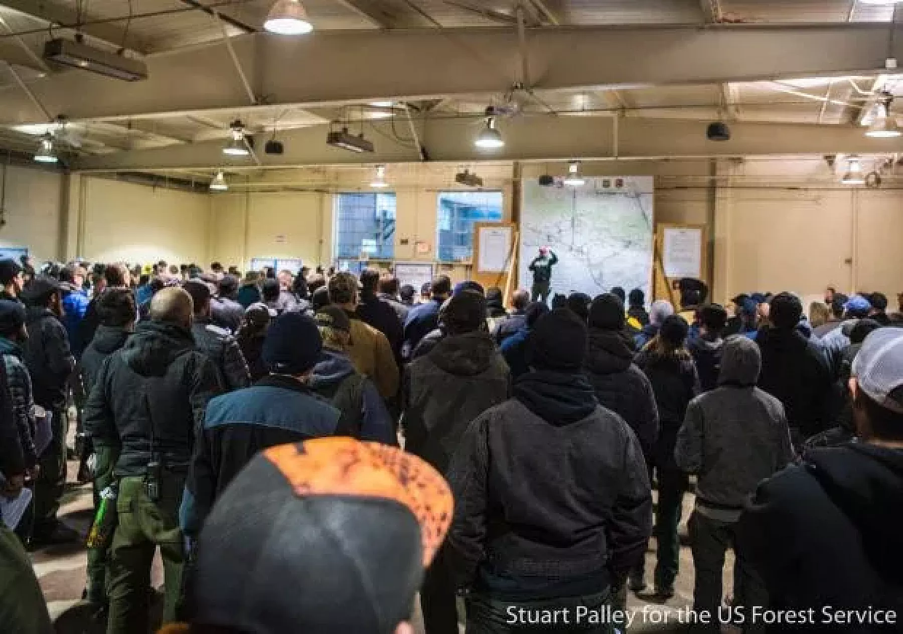 Thomas Fire briefing 12 24 17 by Stuart Palley USFS